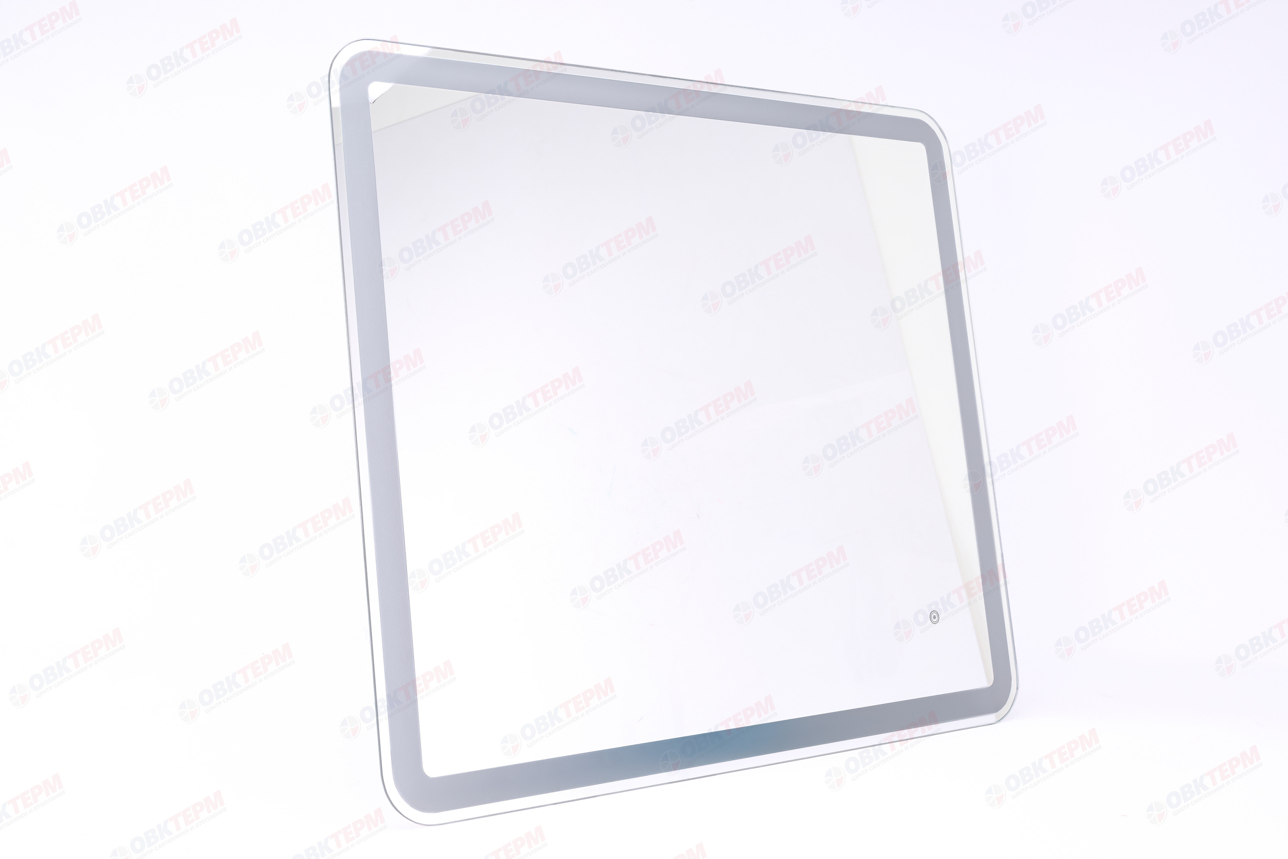 Зеркало  800х700 прямоугольное  LED подс. 4000К 9,6 Вт/м с сенс.выкл, универсал крепл. КЗСК - Изображение №2