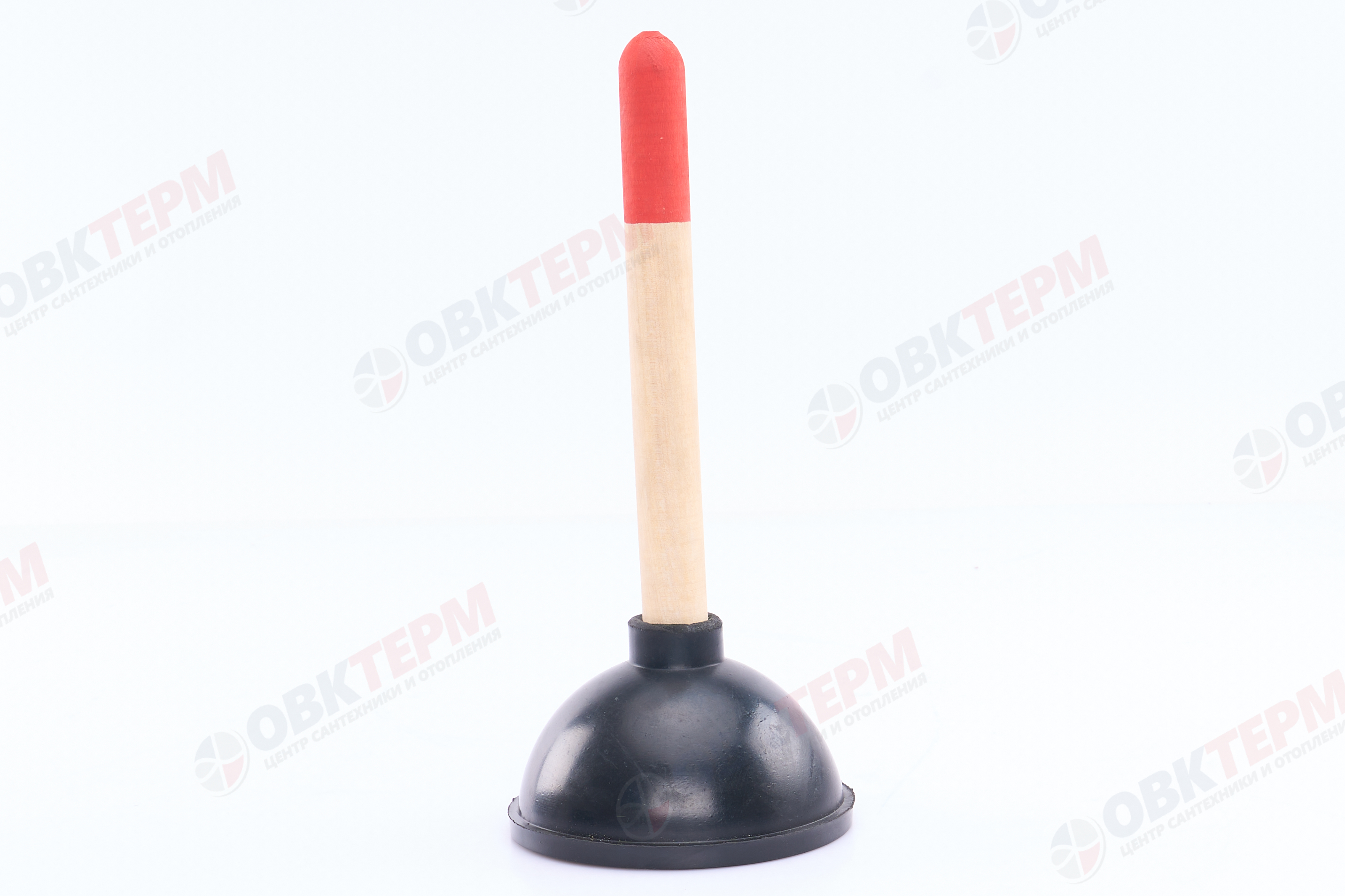 Вантуз с деревянной ручкой большой конический двойной - Изображение №2