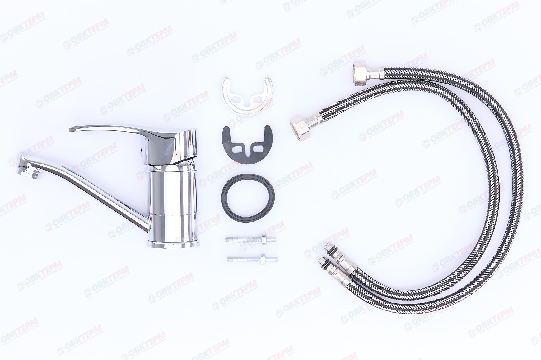 Смеситель д/умывальника ZERIX PAN-B 279 Ø40 на шпильке (10 шт/ящ) - Изображение №3