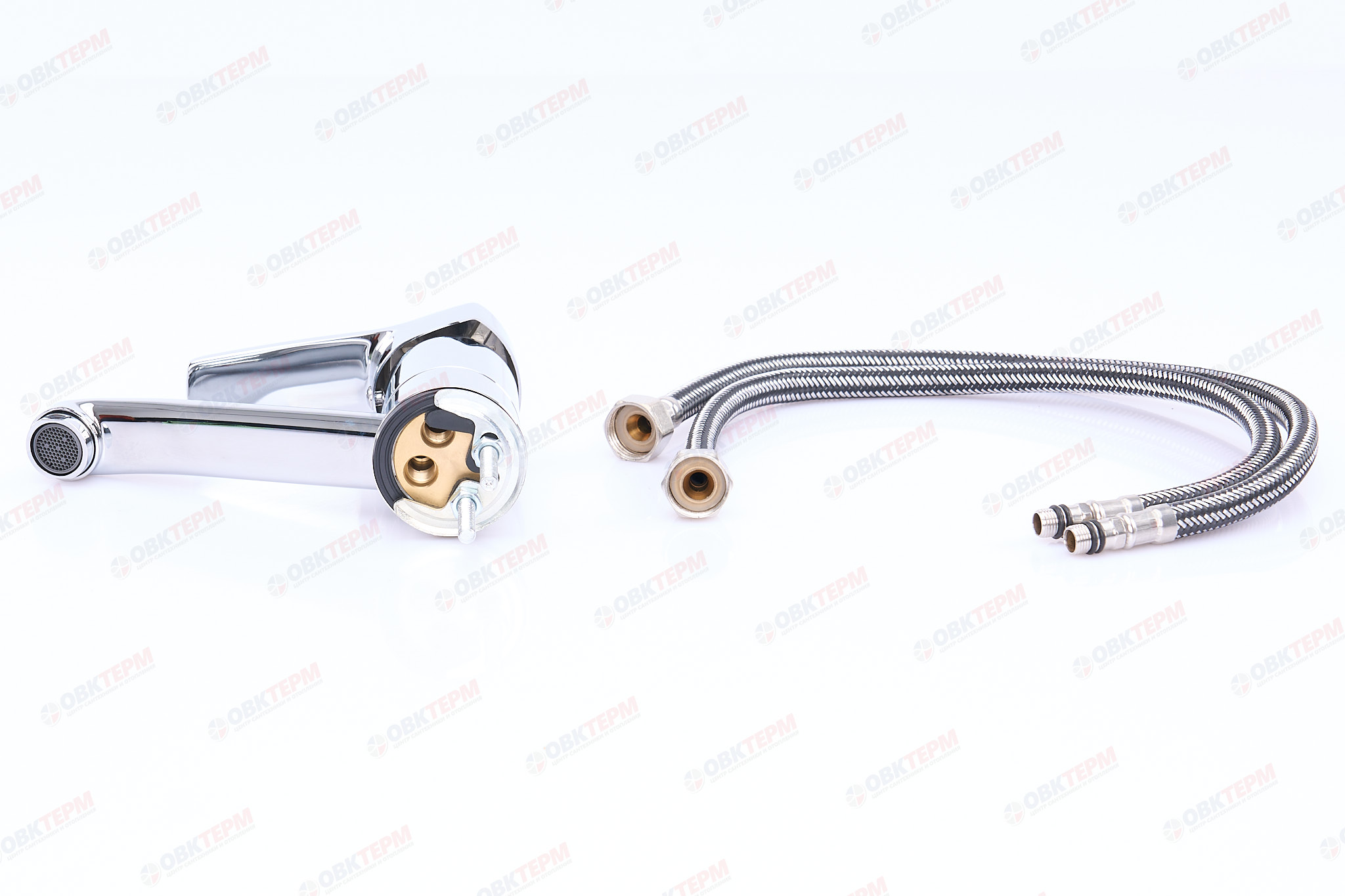 Смеситель д/умывальника ZERIX PAN-B 279 Ø40 на шпильке (10 шт/ящ) - Изображение №4