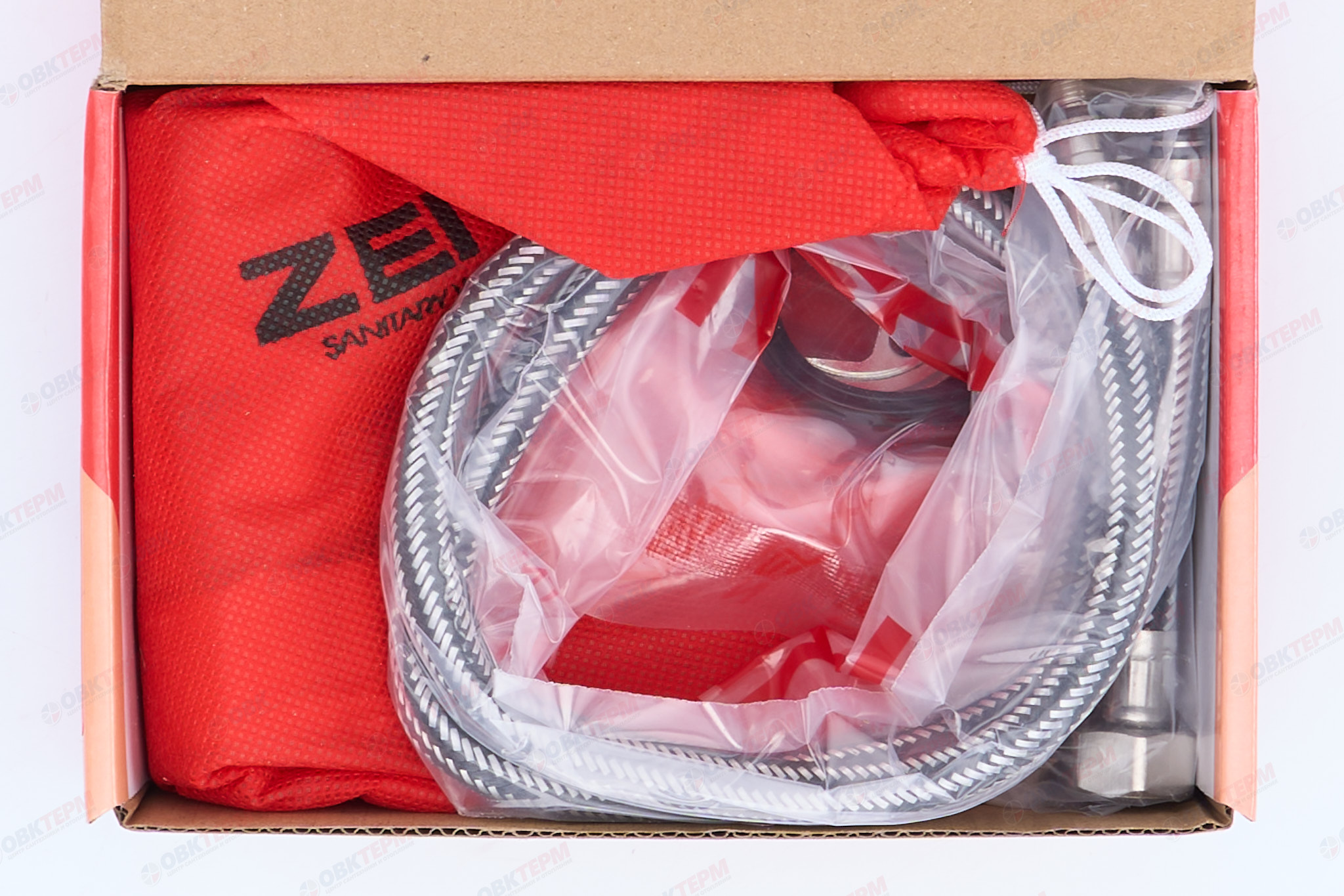 Смеситель д/умывальника ZERIX PAN-B 279 Ø40 на шпильке (10 шт/ящ) - Изображение №5