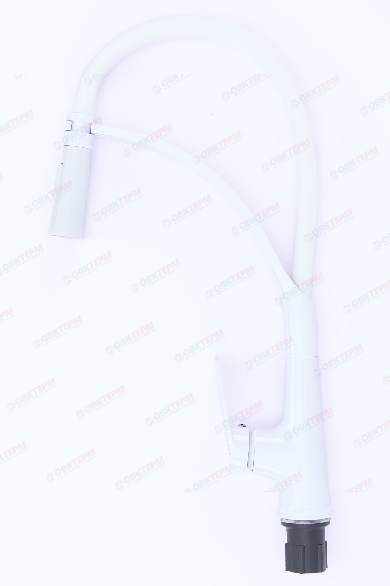 Смеситель д/кухни PLAMIX LUCAS-017 SET WHITE REFL.WHITE /гайка /35мм /с подводкой (16шт/ящ) - Изображение №2