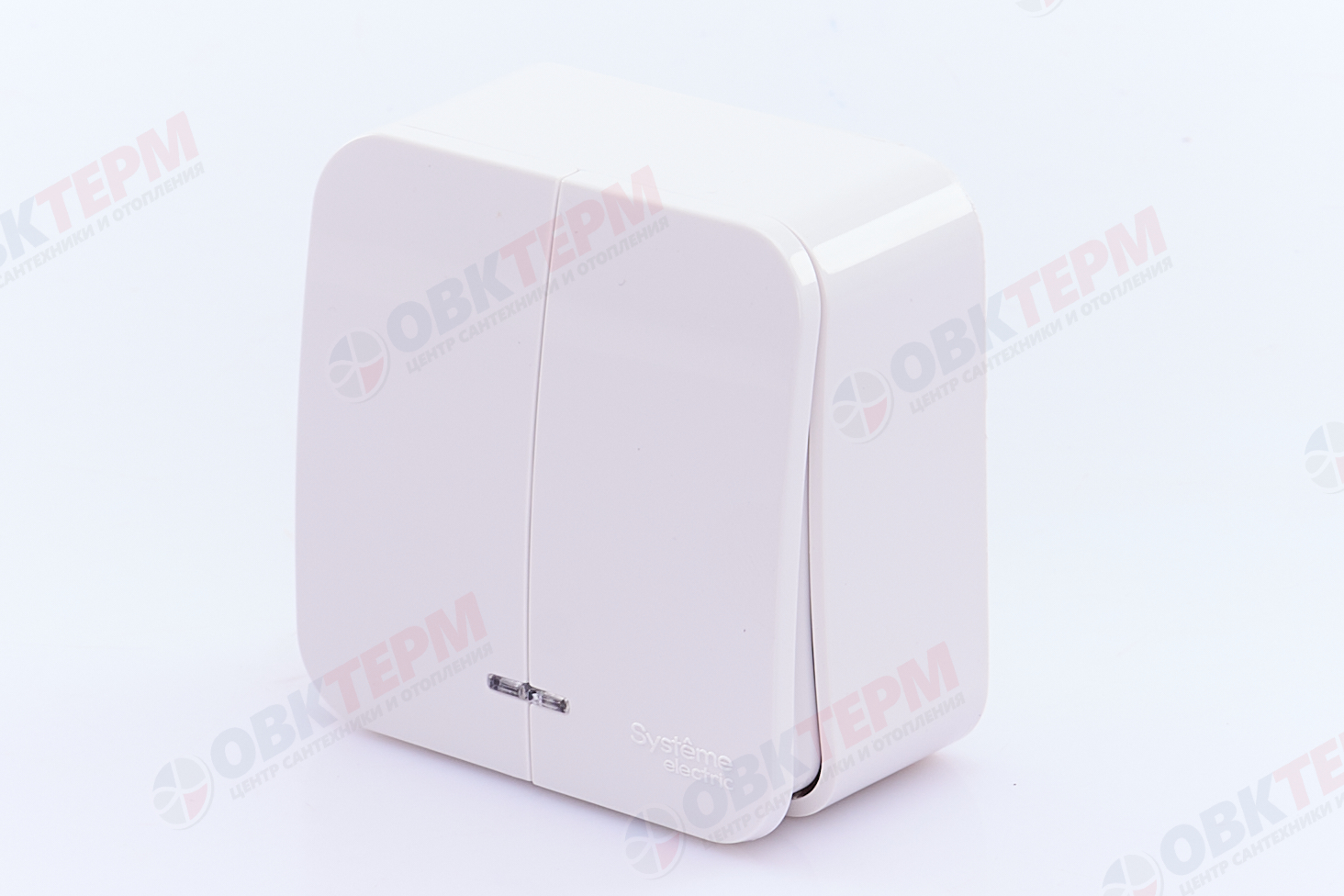 Выключатель 2-клавишный 10А IP20 250В с подсветкой с изолир. пластиной белый Blanca Systeme Electric - Изображение №2