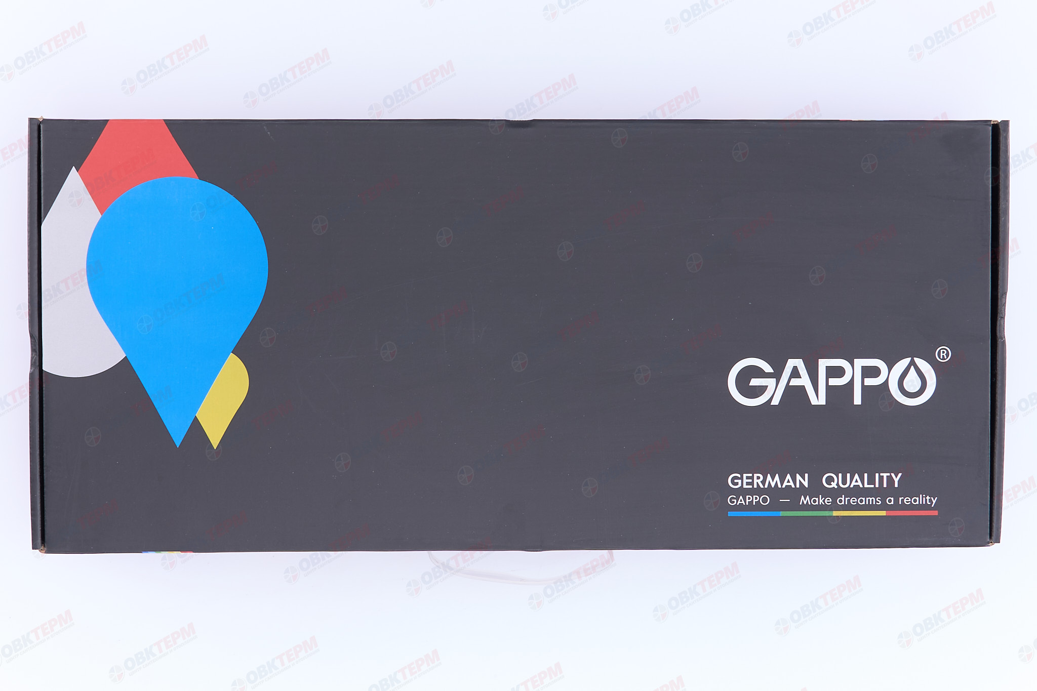 Смеситель д/кухни GAPPO G4398-45 латунь /сатин /выдвижной излив (Ø35, на гайке) - миниатюра №8