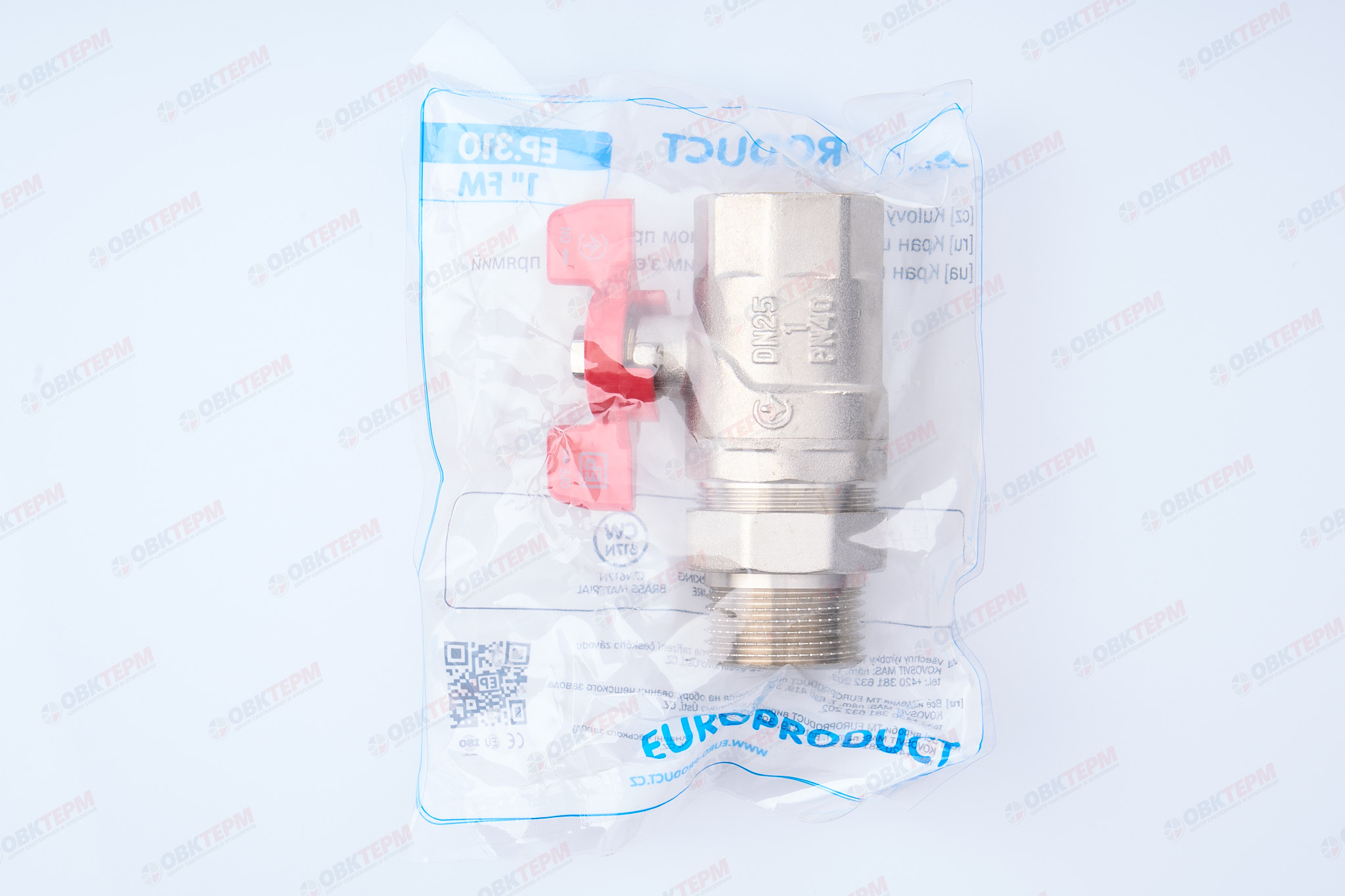 Кран шаровый с американкой     EUROPRODUCT    1"  ВН     (40 шт) - миниатюра №7