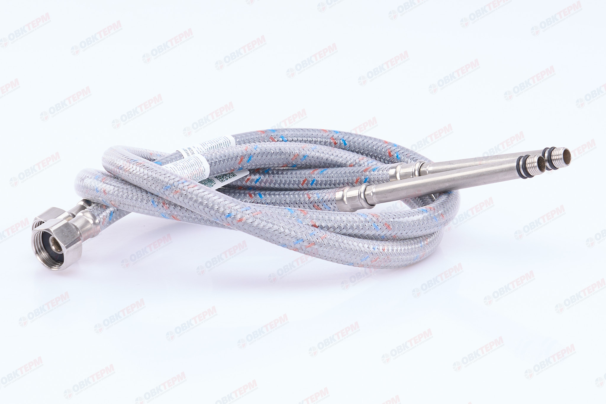 Шланг   1/2" игла,  в силикон. обмотке (пара)  ДЛИННЫЕ ИГЛЫ  100 см М10  "OVERCON"  (50шт/ящ) - Изображение №2