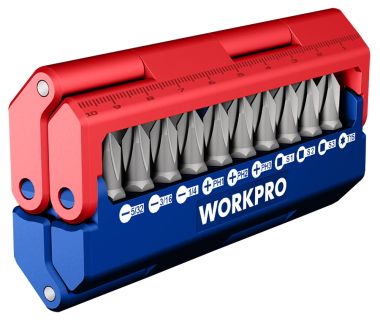 Набор бит 13шт Metric, (держ.бит 60 мм), WORKPRO - Изображение №1