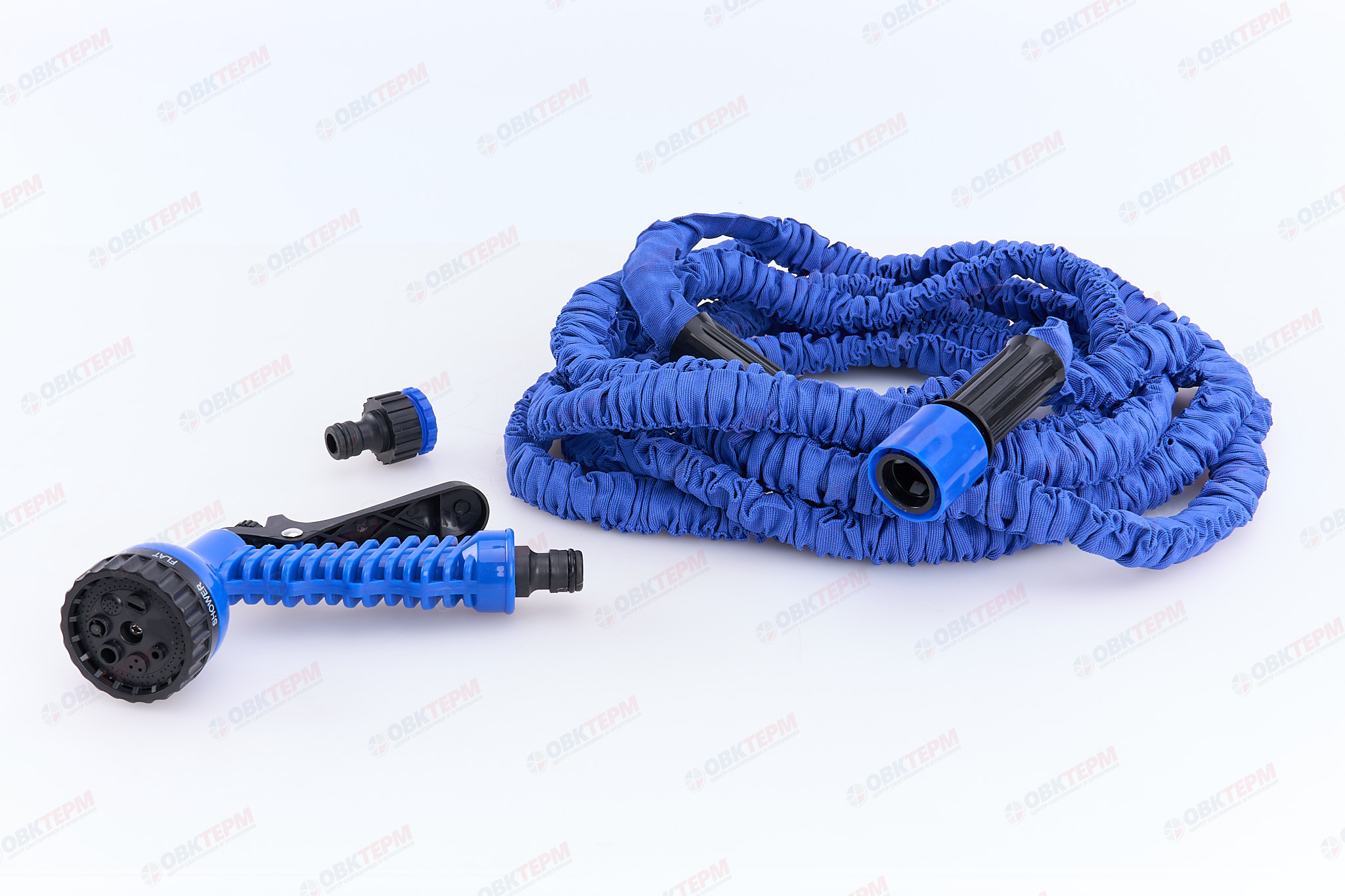 Набор поливочный (шланг раст.15м, пистолет-распыл. 7реж.) (ABS+PPR+TPE) (20 шт/ящ) CRAB PL-233 - Изображение №2