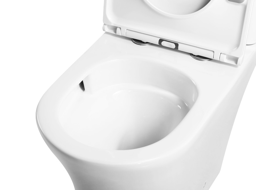 Унитаз-компакт EVA GOLD EG301T,безободковый круговой смыв, сиденье тонкое ДП, крепления, арматура - Изображение №2