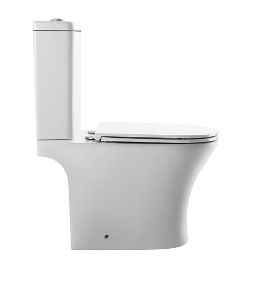 Унитаз-компакт EVA GOLD EG301T,безободковый круговой смыв, сиденье тонкое ДП, крепления, арматура - миниатюра №9