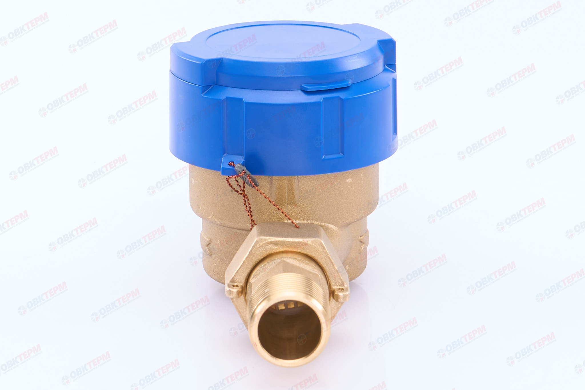 Водосчетчик МОКРОХОДНЫЙ ЭКОМЕРА (ЭКО-М) -20М с глицерином 130мм  (латунный корпус) - Изображение №3