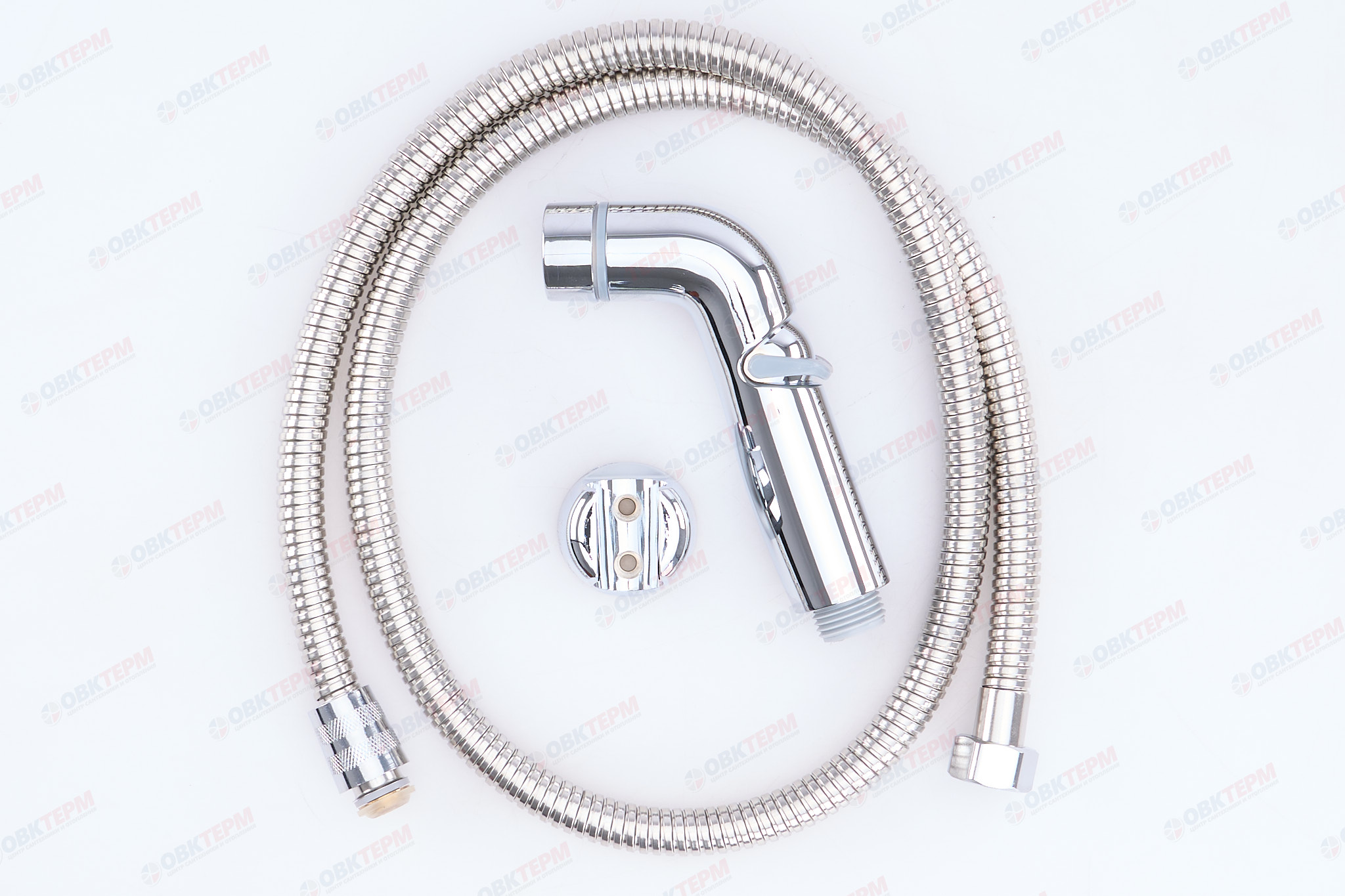 Набор д/гигиен.душа MIXXUS  BIDET SET-001 (шланг, лейка, кронштейн) БЛИСТЕР (40 шт/ящ) - Изображение №1