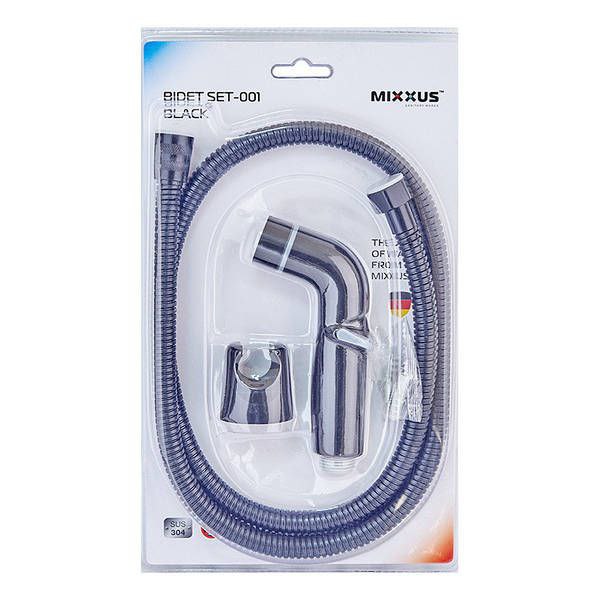 Набор д/гигиен.душа MIXXUS  BIDET SET-001 (шланг, лейка, кронштейн) БЛИСТЕР (40 шт/ящ) - Изображение №2