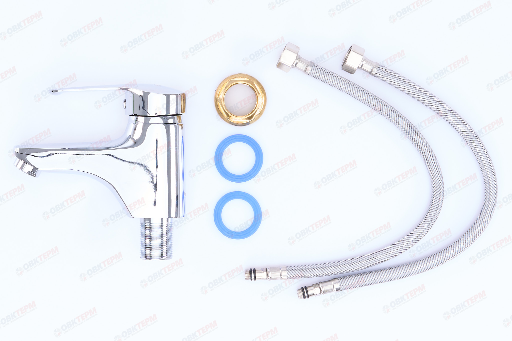 Смеситель д/умывальника ARMATA MATRIX 001    (Ø40, гайка)  (10 шт/ящ) - Изображение №2