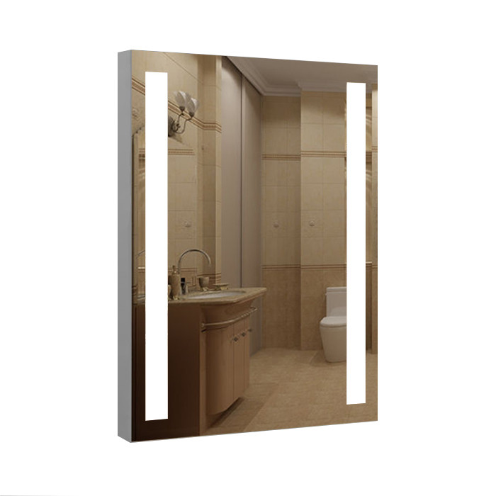 Зеркало  600х800 LED подсветка, с кноп. выкл. 9,6 Вт/м КЗСК - изображение №1