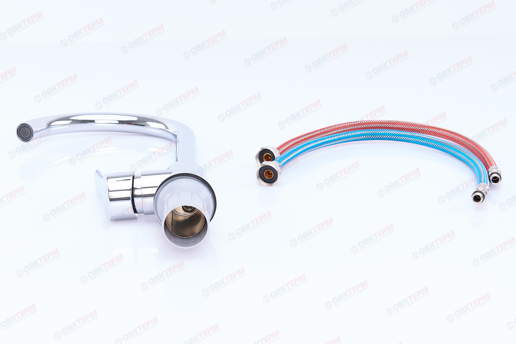 Смеситель д/кухни нерж/сталь CHAMPION SAP-011 CHROME (10 шт/ящ) - миниатюра №3