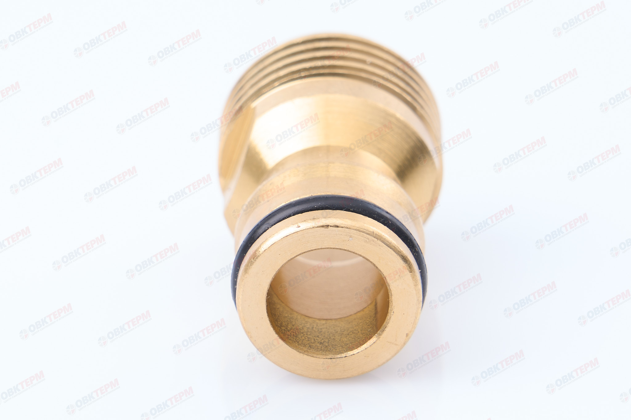 Адаптер для коннектора, РН 1/2" (ЛАТУНЬ) (25 шт/100ящ) CRAB PRO PL-340 - миниатюра №3