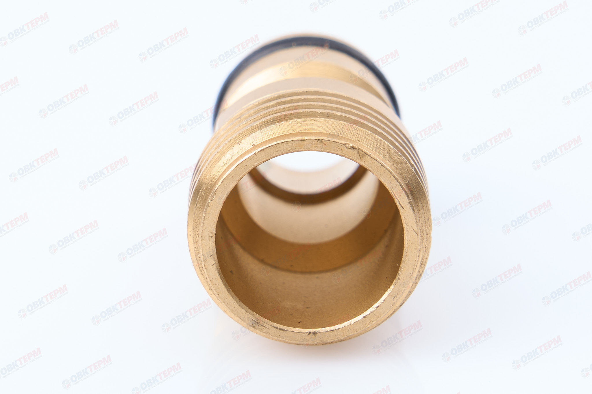 Адаптер для коннектора, РН 1/2" (ЛАТУНЬ) (25 шт/100ящ) CRAB PRO PL-340 - миниатюра №4