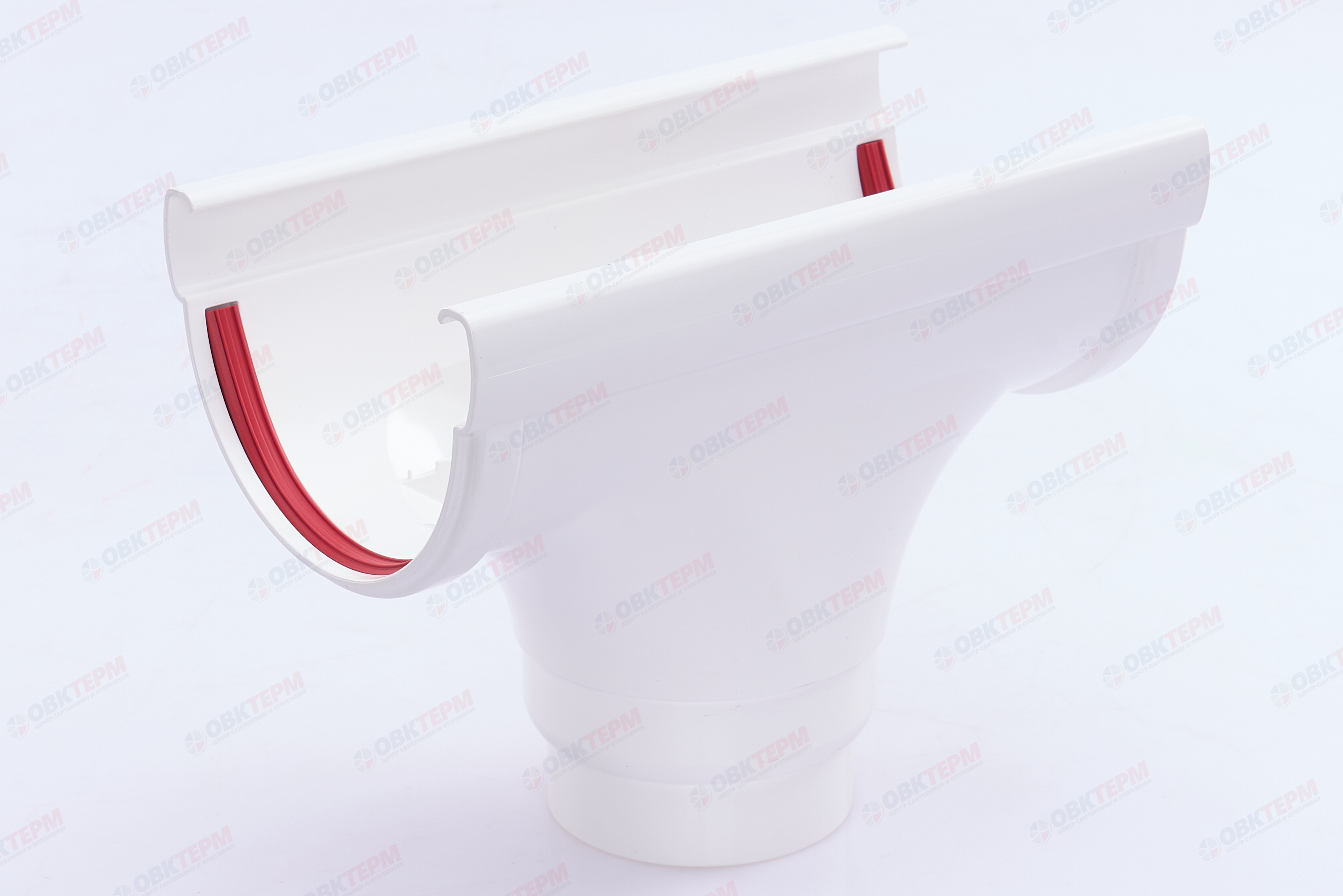 Воронка Дизайн 135 ПВХ Grand Line белая (RAL 9003) (уп. 10шт) - Изображение №2