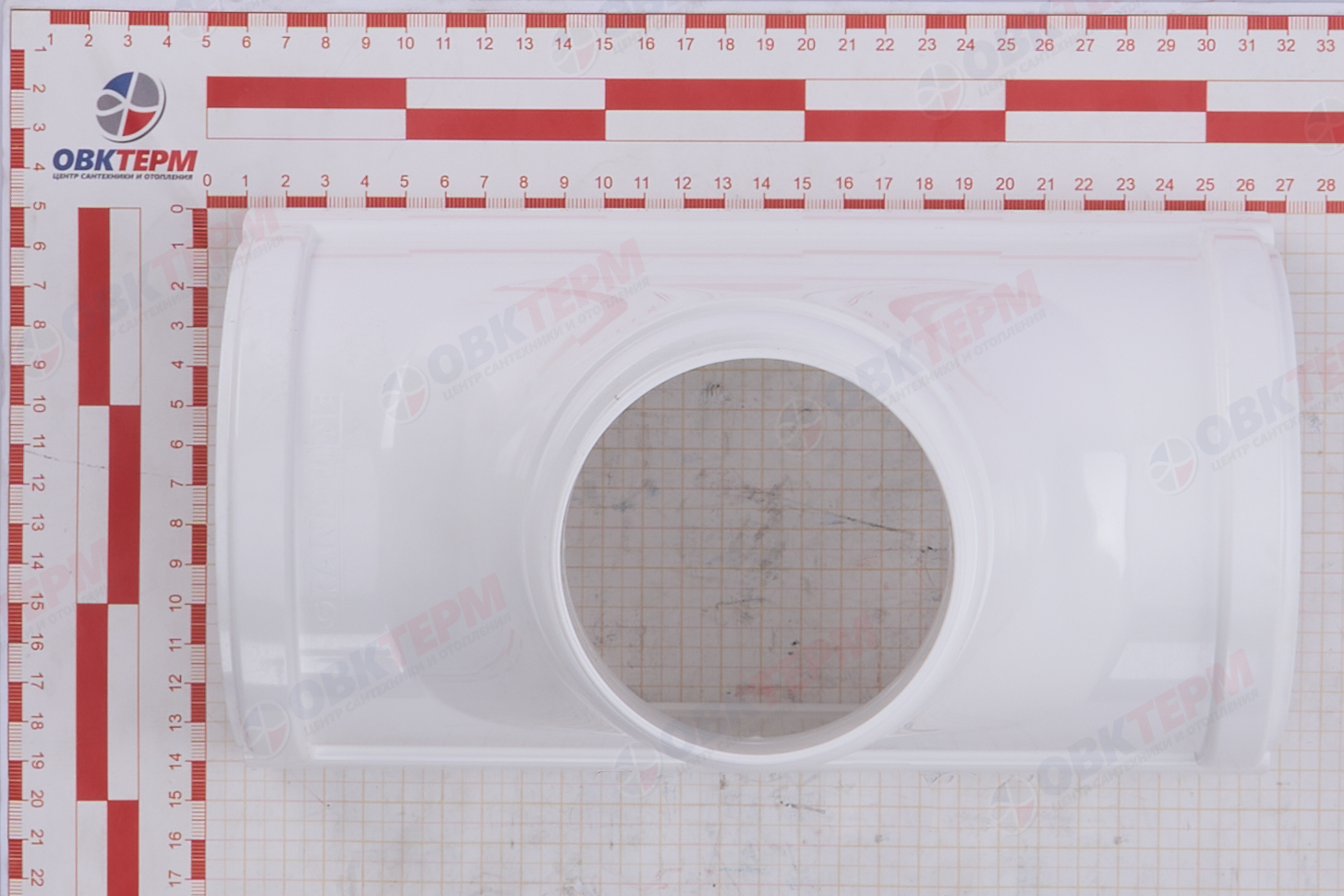 Воронка Дизайн 135 ПВХ Grand Line белая (RAL 9003) (уп. 10шт) - миниатюра №7