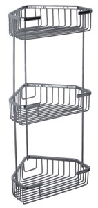 Полка 3-ярусная метал/хром           F335-2*        FRAP - Изображение №1