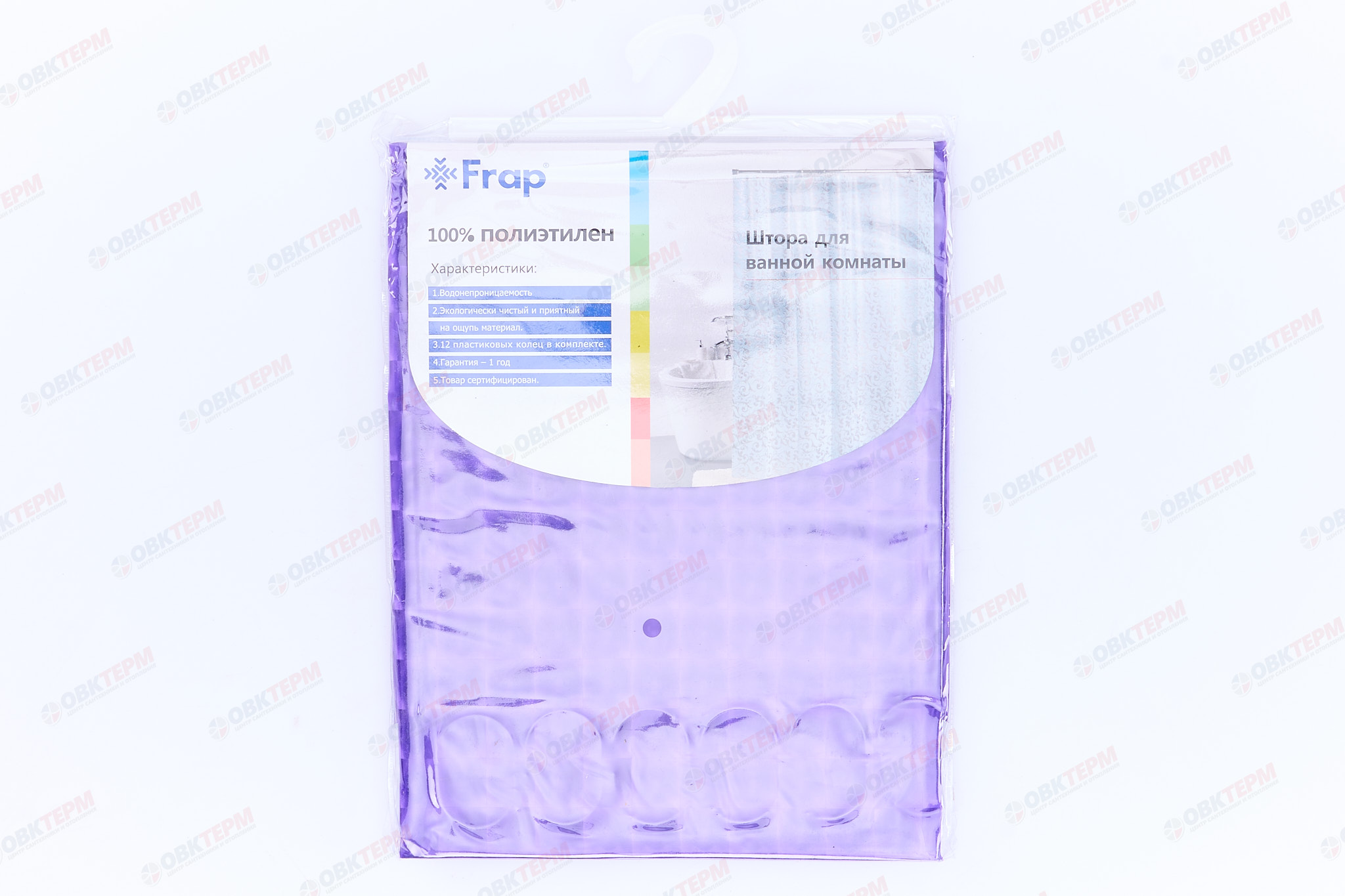 Шторка  F8751   (3D/Peva/полиэтилен)    180х200     FRAP - миниатюра №7