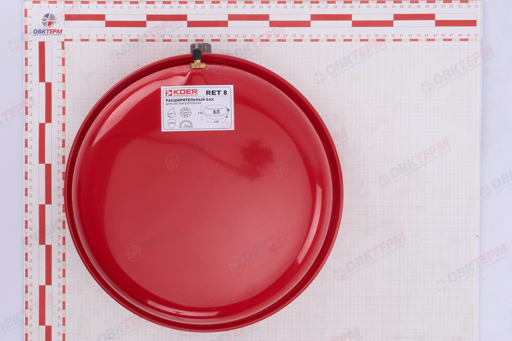 Бак расширительный     8л KOER  (плоский) - Изображение №4