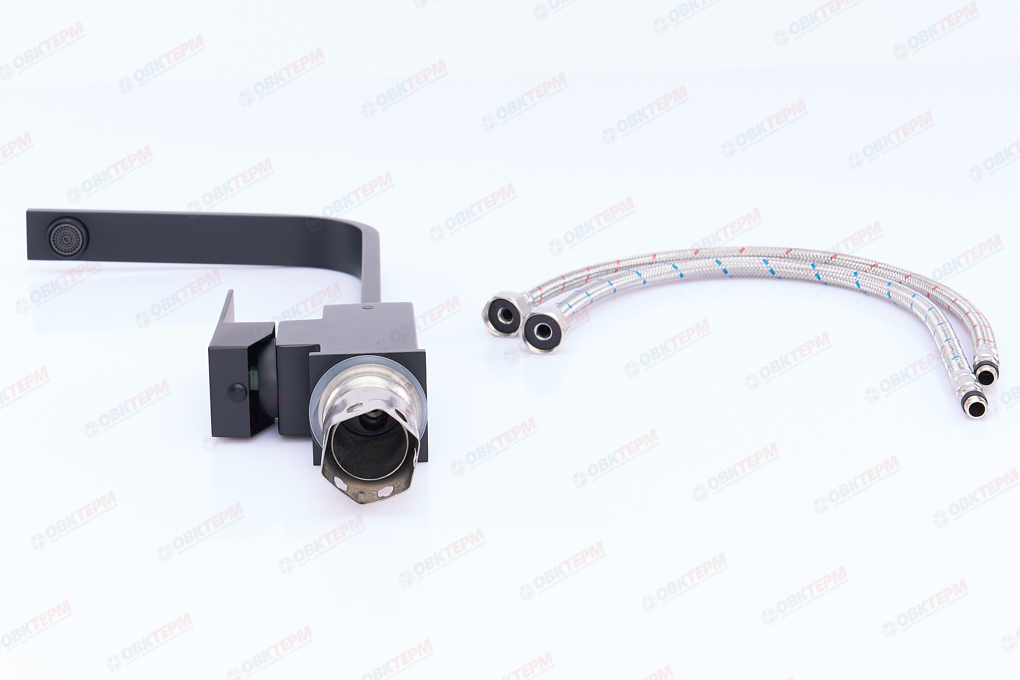 Смеситель д/кухни нерж/сталь MIXXUS KUB-011 BLACK (10 шт/ящ) - миниатюра №5