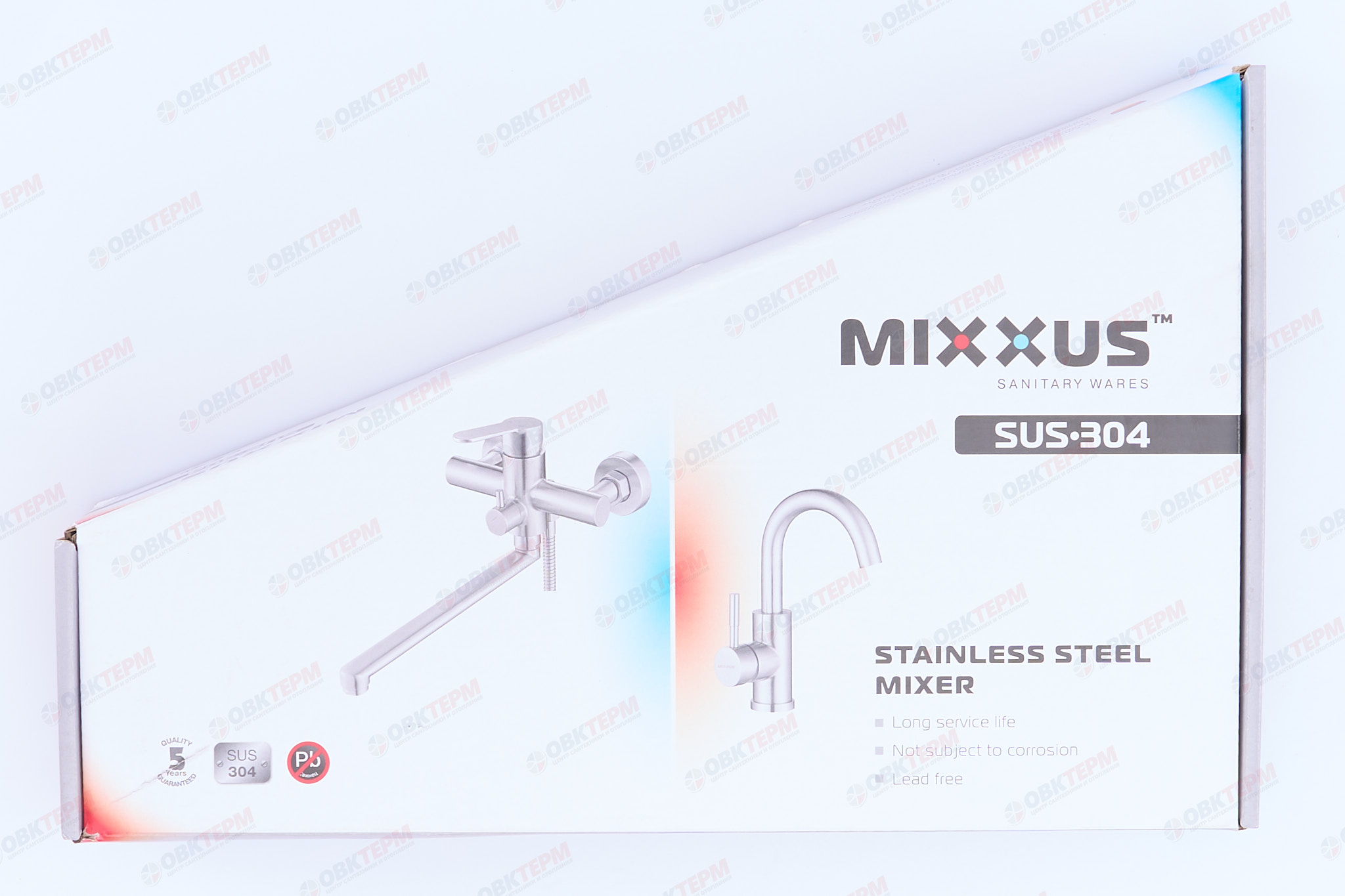 Смеситель д/кухни нерж/сталь MIXXUS KUB-011 BLACK (10 шт/ящ) - миниатюра №7