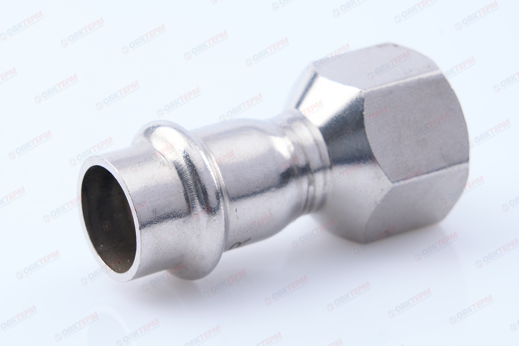 Муфта пресс из нерж.ст.  15 х 1/2"В   TIM  (180/5) - Изображение №1