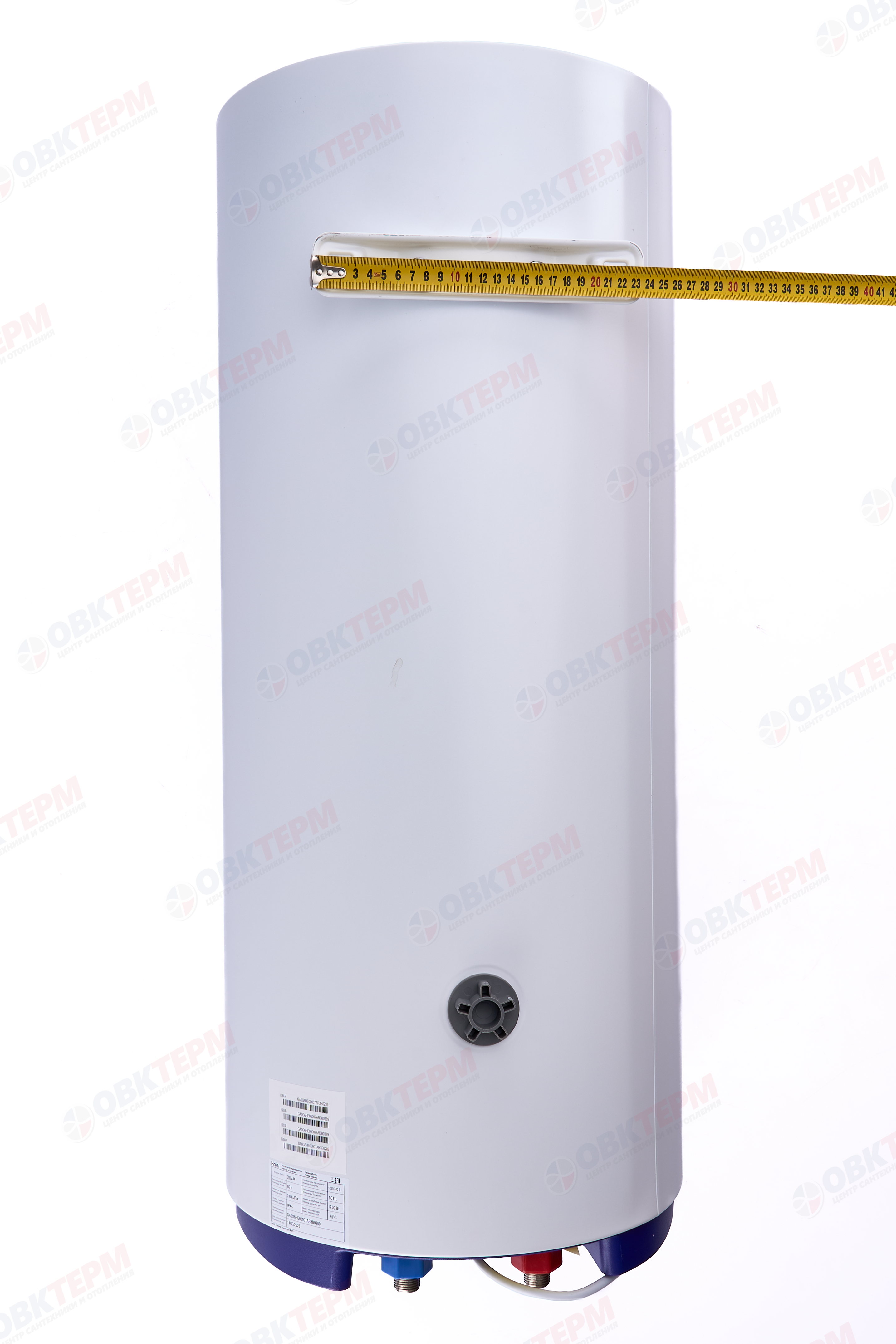Бойлер   Haier ES      80 V - A4  (вертик.,белый,тэн 1,75 кВт, в960,ш390,г400) - миниатюра №6