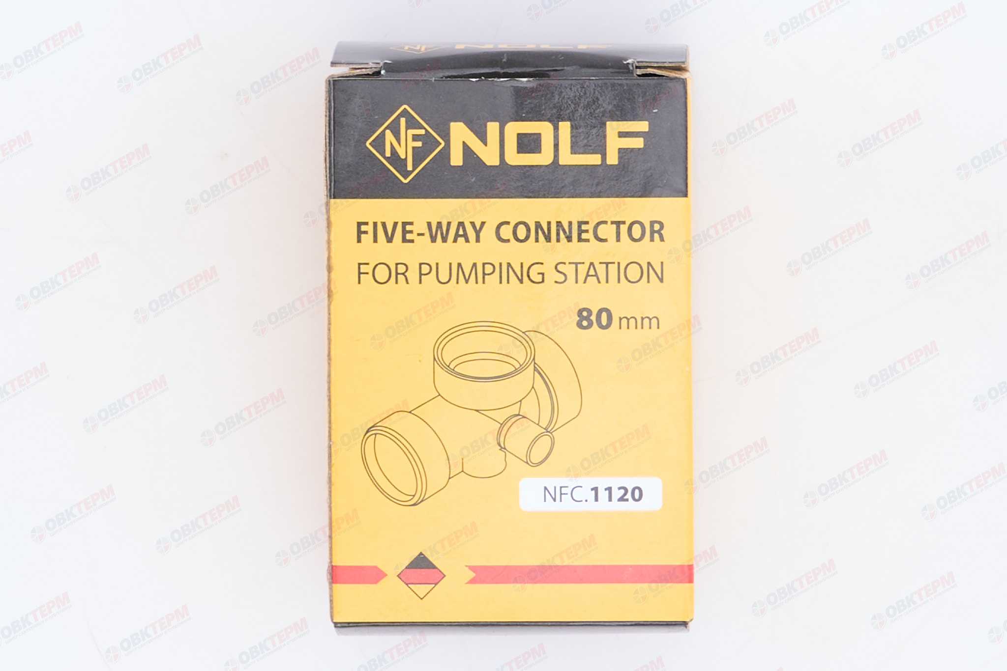 Гребенка 5-ти ходовая для насоса,   1"х 80 мм NOLF NFC.1120 (120 шт/ящ) - миниатюра №8