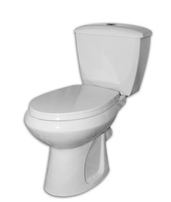 Унитаз-компакт ОК "ЭЛИССА" (косой выпуск, 1 режим, крышка ПП, НИЖ., ПОДКЛ.)  750x390x670 мм - Изображение №4