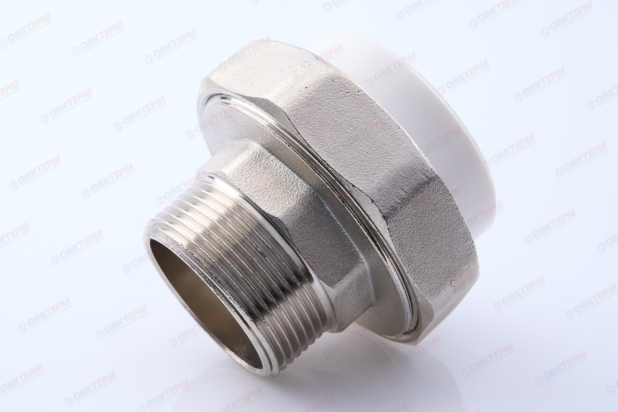Разборное соединение   50 *1 1/2"  Н   БЕЛАЯ          (PRO AQUA)    (16/4) - изображение №1