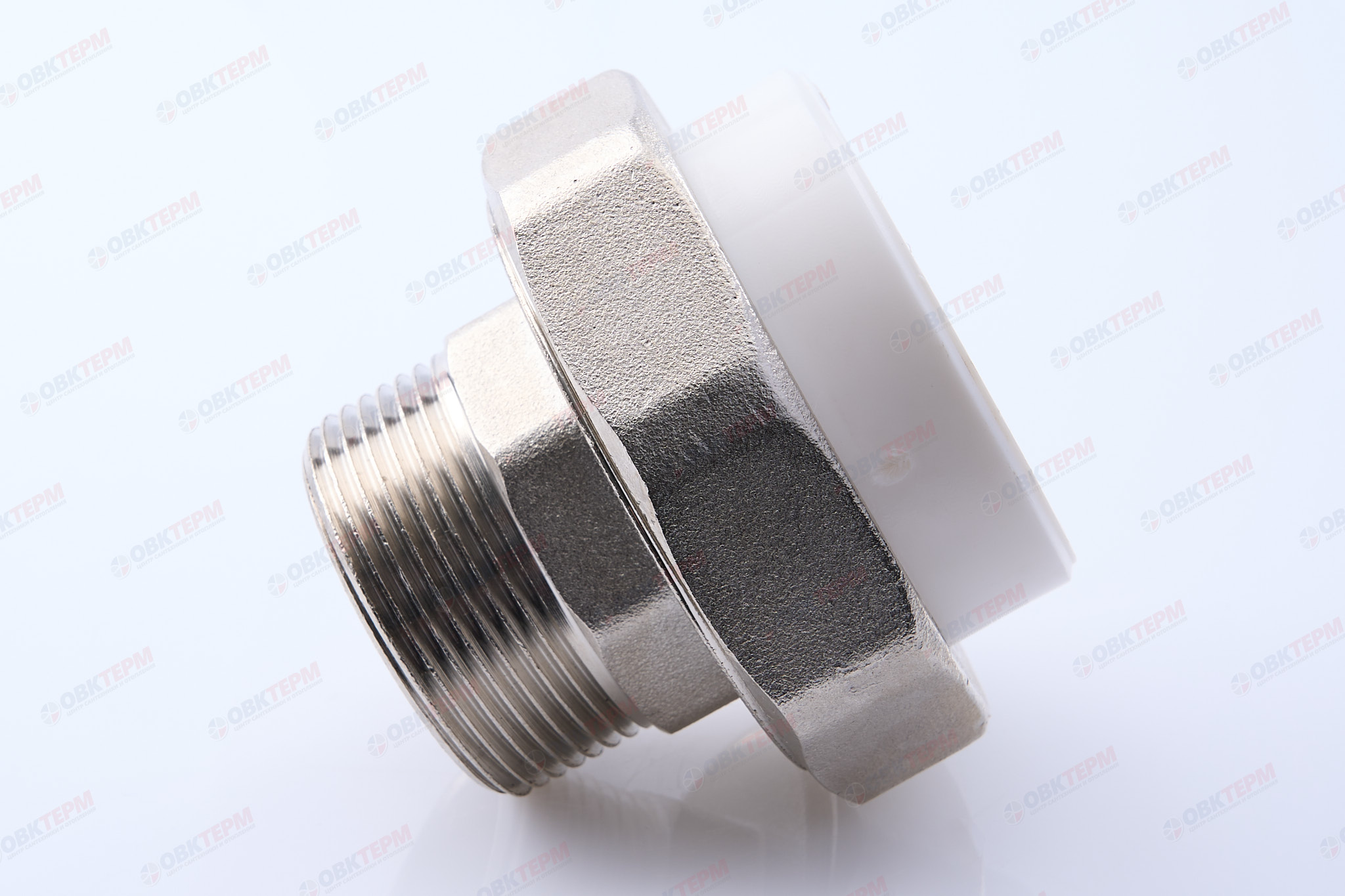 Разборное соединение   50 *1 1/2"  Н   БЕЛАЯ          (PRO AQUA)    (16/4) - миниатюра №4