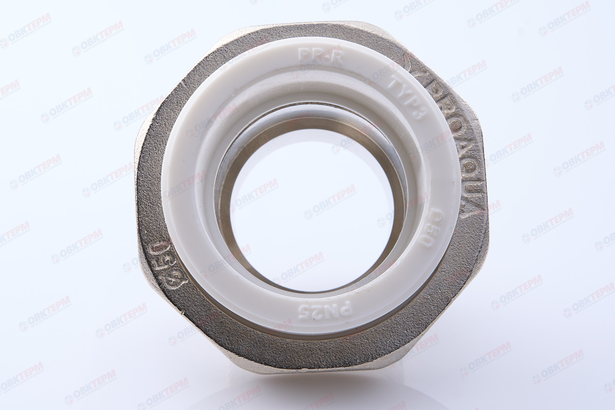 Разборное соединение   50 *1 1/2"  Н   БЕЛАЯ          (PRO AQUA)    (16/4) - миниатюра №5