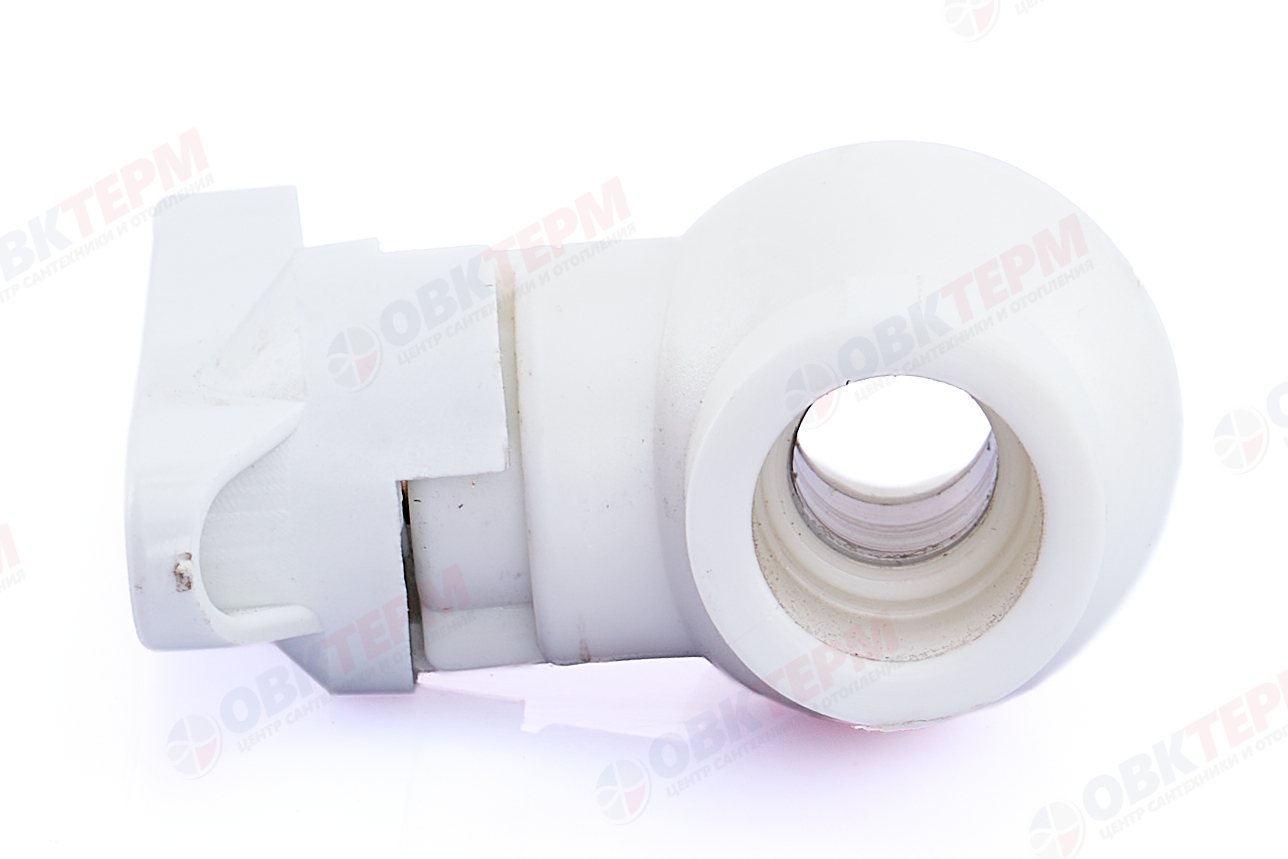 Кран шаровый пластиковый  20  (латунный  шар)   (белый)   (60)  (KALDE) - Изображение №4