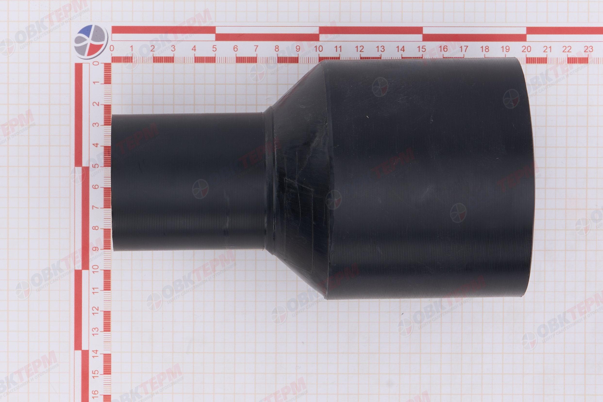 Муфта переходная ПЭ100 sdr11  110*63 лит - миниатюра №7