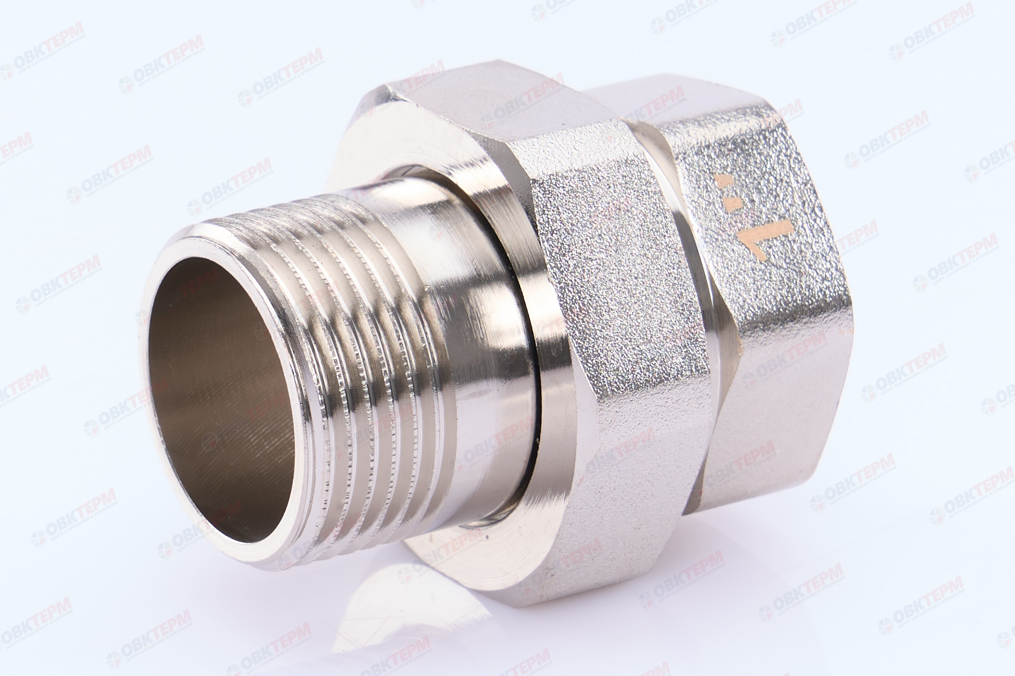 Американка   NOLF Classic   1"  прямая  никелированная     (64/18) - Изображение №2