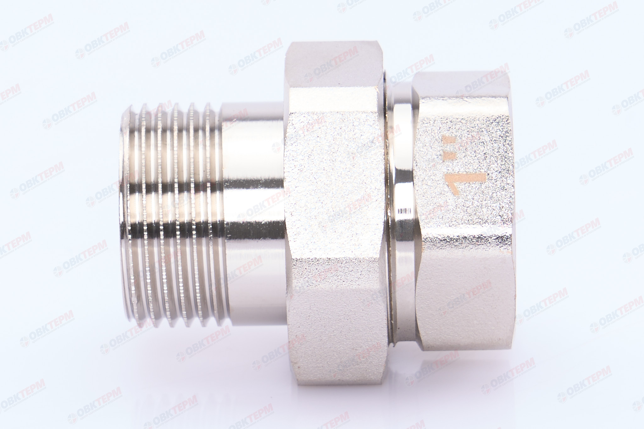 Американка   NOLF Classic   1"  прямая  никелированная     (64/18) - Изображение №4