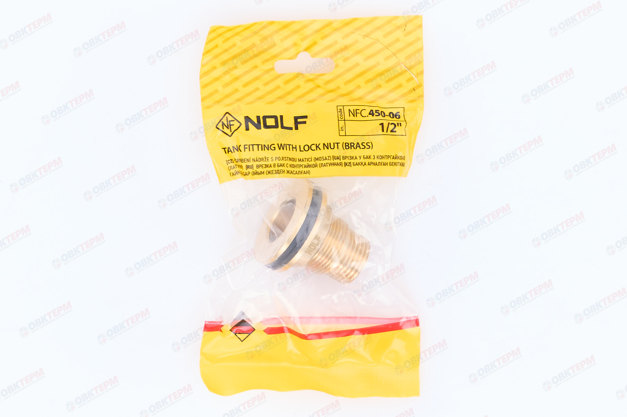 Врезка в ёмкость контргайка    1/2"               NOLF Classic    (120/27шт) - миниатюра №7