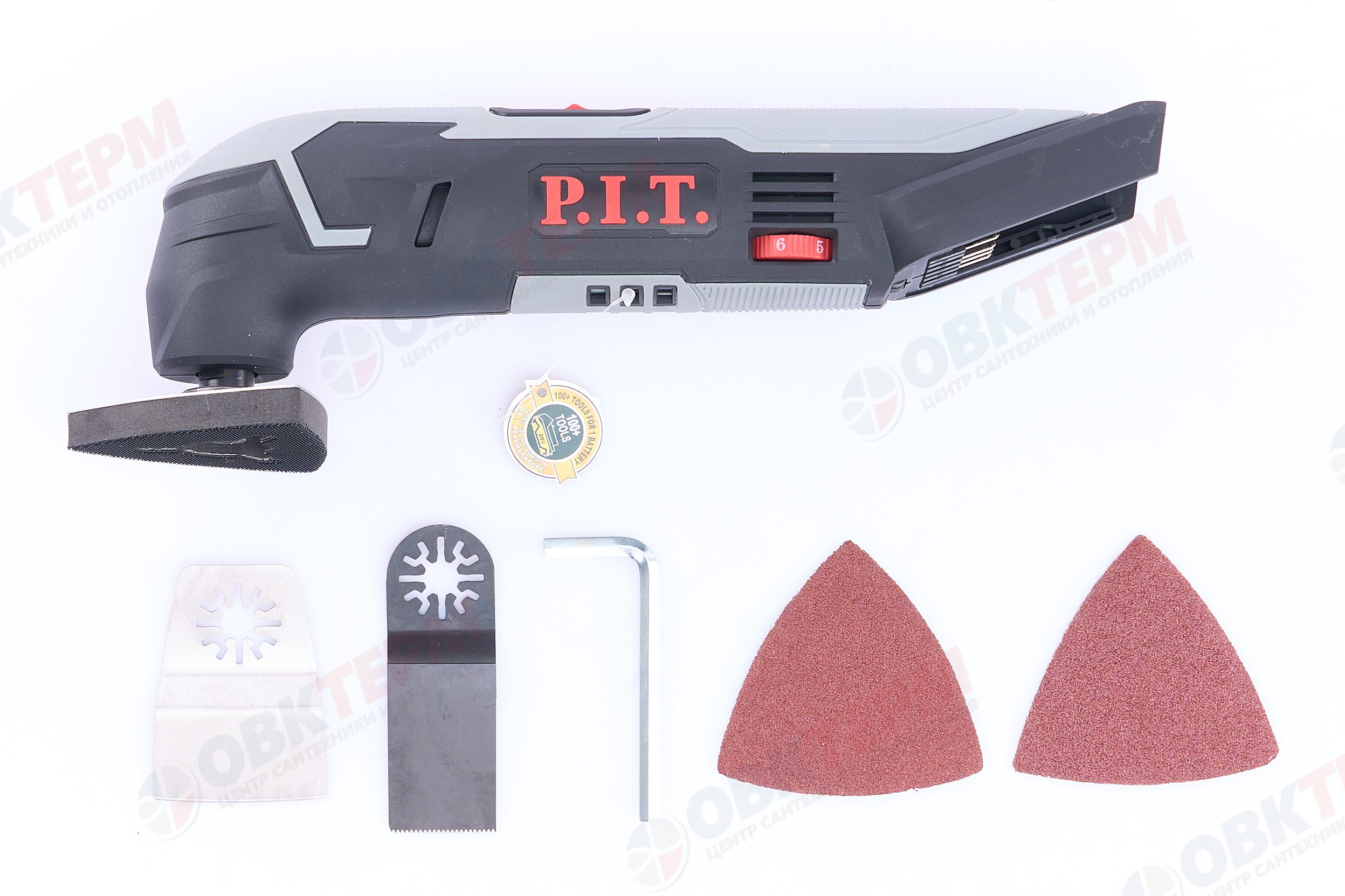 Реноватор аккум.P.I.T PMT20H-035A SOLO (20В, 5000-19000кол/мин, угол 3,2°, БЕЗ АКБ и ЗУ) - миниатюра №11