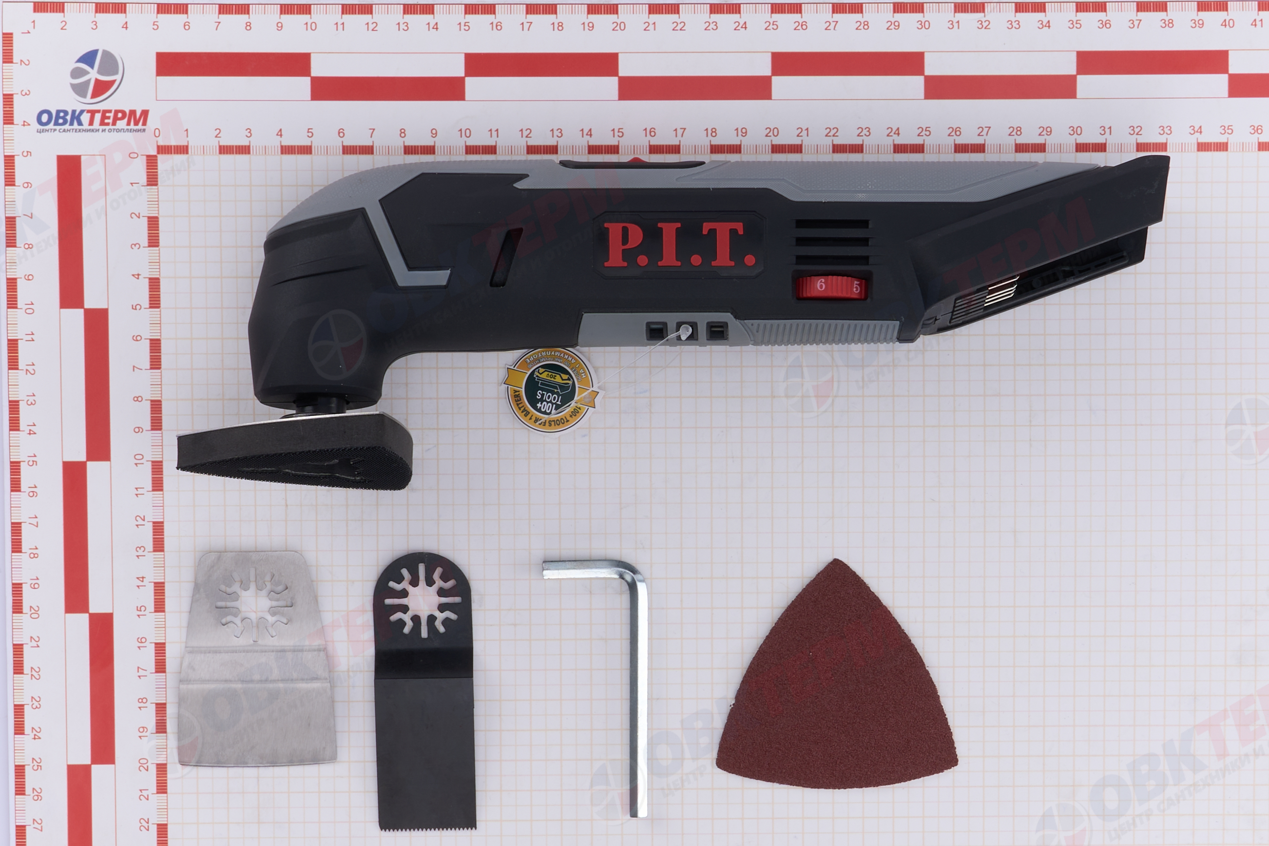 Реноватор аккум.P.I.T PMT20H-035A SOLO (20В, 5000-19000кол/мин, угол 3,2°, БЕЗ АКБ и ЗУ) - миниатюра №12