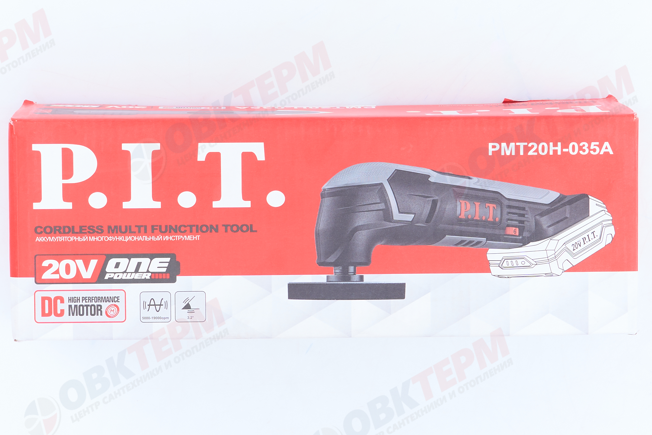 Реноватор аккум.P.I.T PMT20H-035A SOLO (20В, 5000-19000кол/мин, угол 3,2°, БЕЗ АКБ и ЗУ) - миниатюра №13