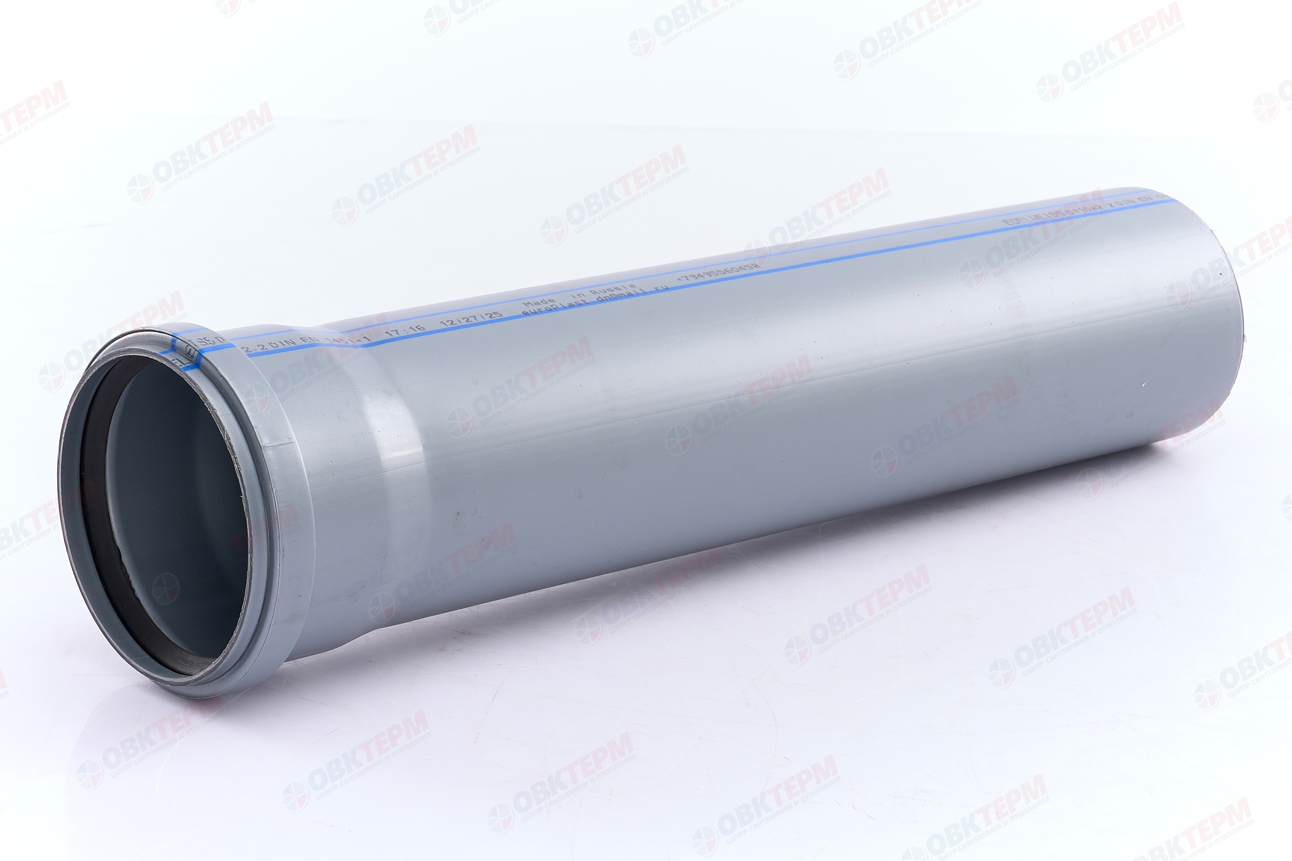 Труба        ПП   110 * 2,2 * 0,5 м         (10шт/уп)     EDELWEISS - миниатюра №2