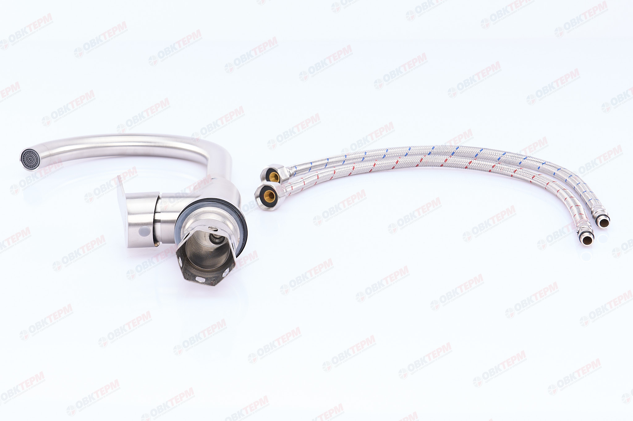 Смеситель д/кухни нерж/сталь ZERIX DAX-011 10 шт/ящ - миниатюра №5