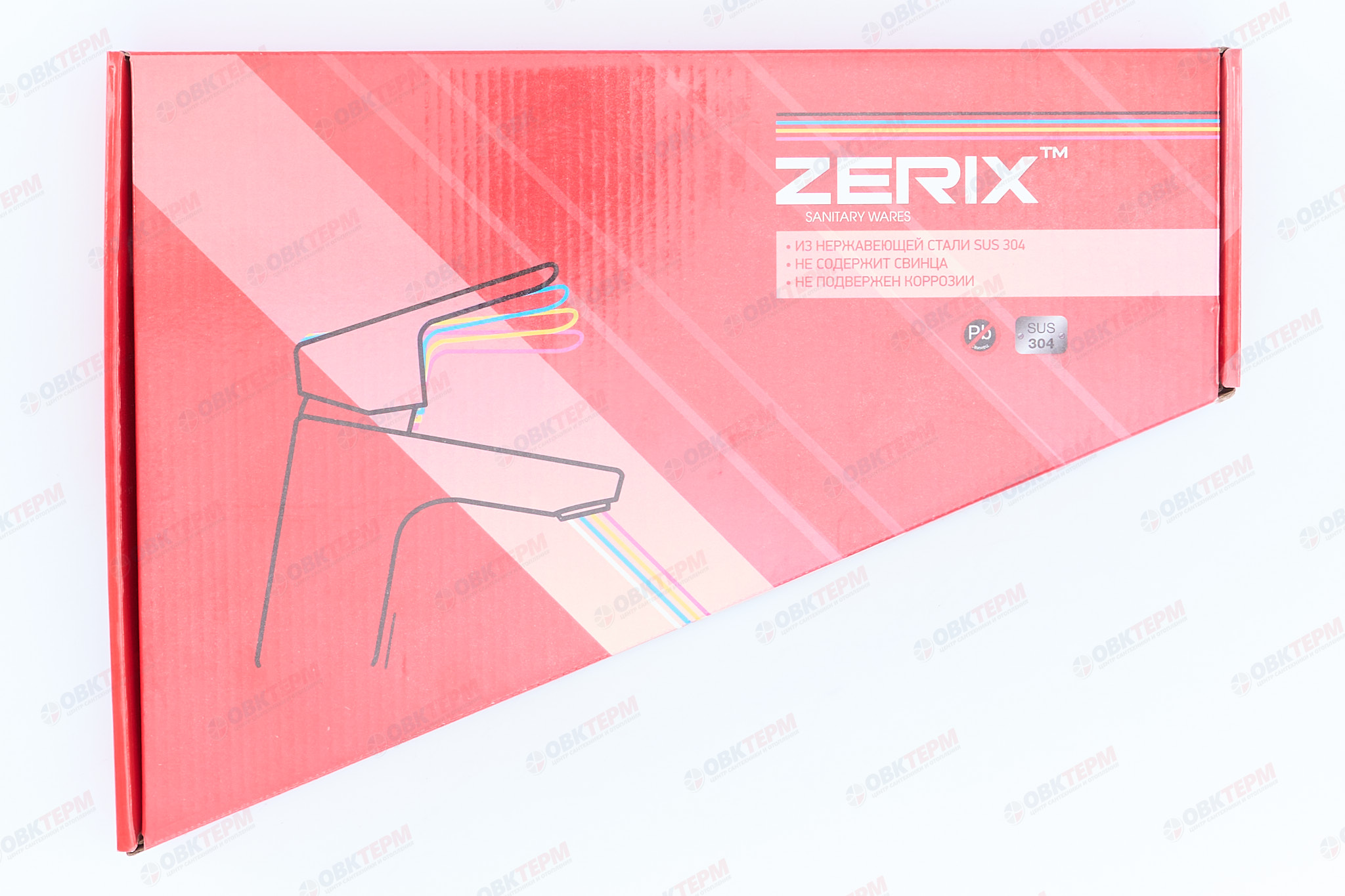 Смеситель д/кухни нерж/сталь ZERIX DAX-011 10 шт/ящ - миниатюра №7