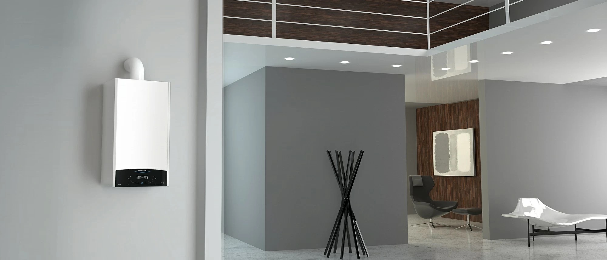 Котел газовый Ariston  GENUS ONE SYSTEM  24 (24 кВт,1-конт, турбо, конденсационный) - Изображение №5