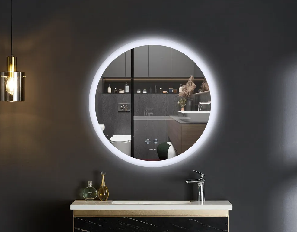 MIXXUS PLAIN MC11-60 Зеркало с LED Touch, Anti-fog, димером, регулятором яркости - Изображение №1