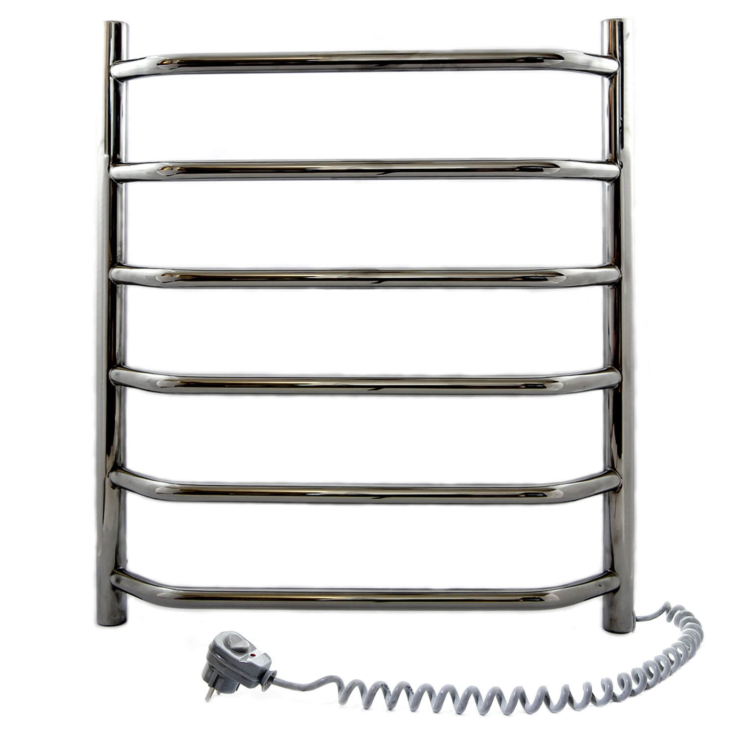 Электрический полотенцесушитель"Лестница "Трион" 50/50 левый (4 полки, сухой, терморегулятор) - изображение №1